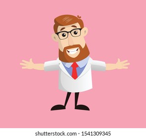Doctor - In Cheerful Pose