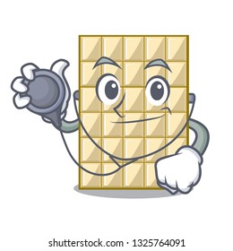 Doctor chocolate white in the shape character