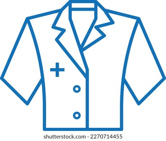 	
Doctor coat vector icon illustration. Doctor coat Illustration.