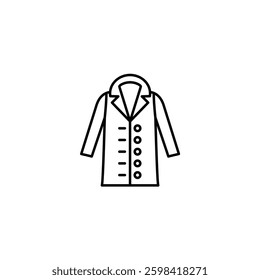 Doctor Coat vector line icon icons design