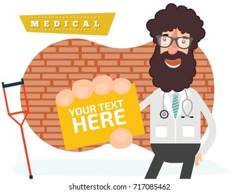 Doctor concept design,vector