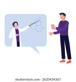Doctor consulting Vector illustration which can easily modify or edit which can easily modify or edit

