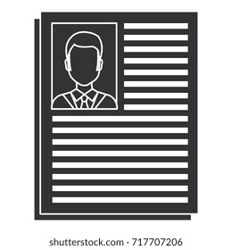 doctor curriculum isolated icon