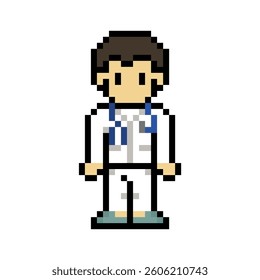 doctor cute job pixel art