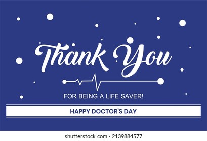Doctor Day. Holiday concept. Template for background, banner, card, poster, t-shirt with text inscription