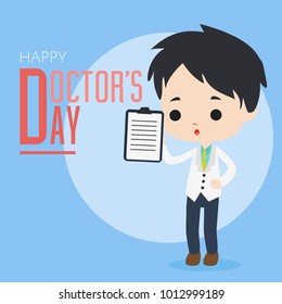 Doctor day illustration