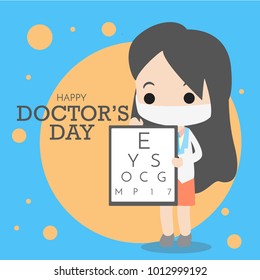 Doctor day illustration