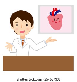 Doctor for a description of the heart