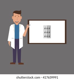 Doctor design. Medical care concept. Health care sign