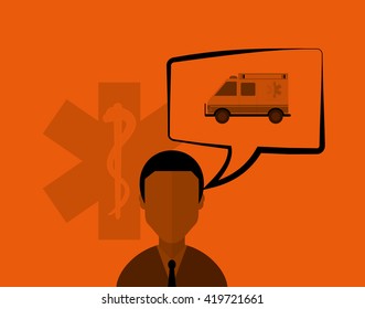 Doctor design. Medical care concept. Health care sign