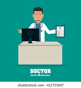 Doctor design, medical and healthcare concept