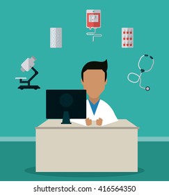 Doctor design, medical and healthcare concept