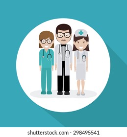 Doctor digital design, vector illustration eps 10