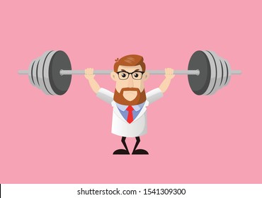 Doctor - Doing Weight Lifting