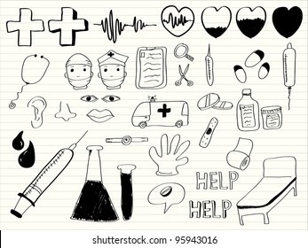 doctor element,hand draw