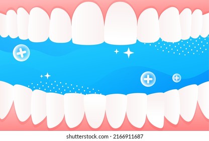 Doctor examining patient's mouth, International Day of Love Teeth, vector illustration