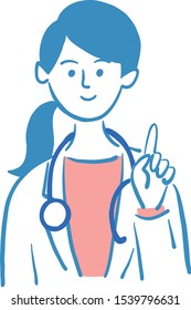 doctor female health illustration vector