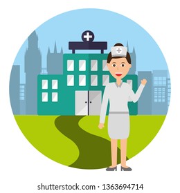 doctor female hospital
