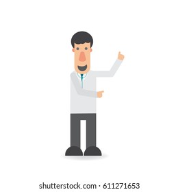 doctor flat design.