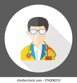 doctor flat icon