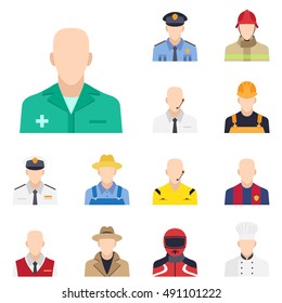 doctor flat icon. You can be used for doctor icon several purposes like: websites, UI, UX, print templates, promotional materials, info-graphics, web and mobile phone apps