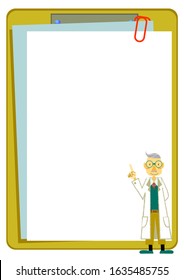  doctor frame with pointing finger