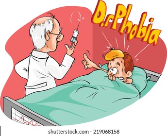 Doctor giving an injection