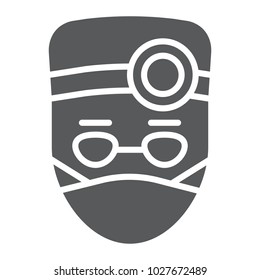 Doctor glyph icon, stomatology and dentist, medical sign vector graphics, a solid pattern on a white background, eps 10.