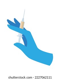 Doctor hand hält ein flaches Symbol für die Behandlung Gesundheit
