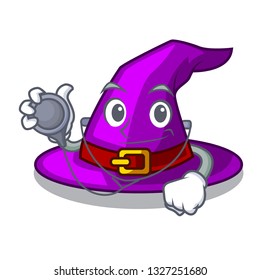 Doctor with hat in the shape mascot