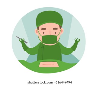doctor is having surgery