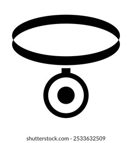 Doctor Headlamp Icon, Vector graphics