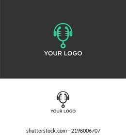 Doctor health podcast icon vector designs