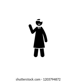 doctor, hello icon. Element of cyber monday icon for mobile concept and web apps. Glyph style doctor, hello icon can be used for web and mobile