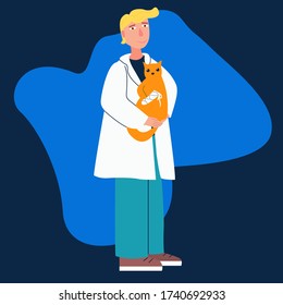 doctor holding a can with broken paw svg