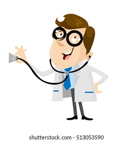 Doctor Hospital Person Vector Illustration