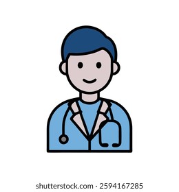Doctor Icon by UXWing – Vector Art, Line Art, Silhouette, Logo