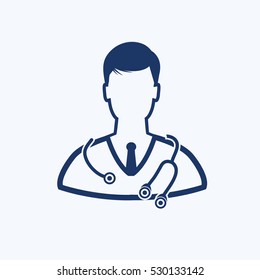 Doctor icon design, clean vector