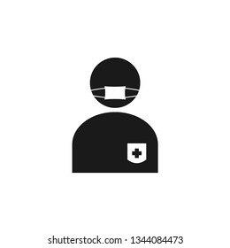 Doctor icon design template vector isolated illustration