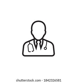 Doctor icon design template vector isolated illustration