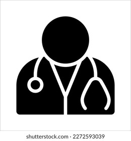 Doctor icon design template vector illustration on white background
