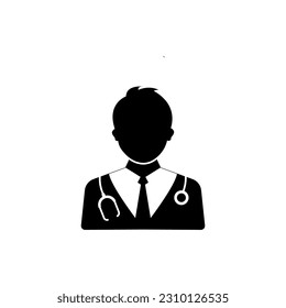 Plantilla de diseño de icono de doctor ilustración aislada vectorial
