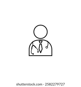 Doctor icon design template vector isolated illustration