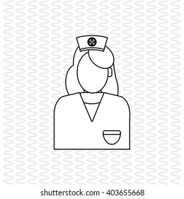 Doctor icon design, vector illustration
