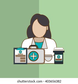 Doctor icon design , vector illustration