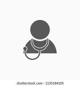 doctor icon, doc vector