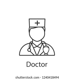 Doctor icon. Element of profession avatar icon for mobile concept and web apps. Detailed Doctor icon can be used for web and mobile