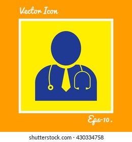 Doctor Icon. Eps-10.