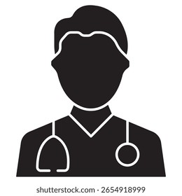 Doctor icon, Expert Medical Support When You Need It Most, Trusted Care Your Health, Your Doctor, vector