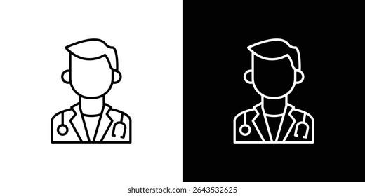 Doctor icon. Graphic Design vector icon. Ui Ux Icons